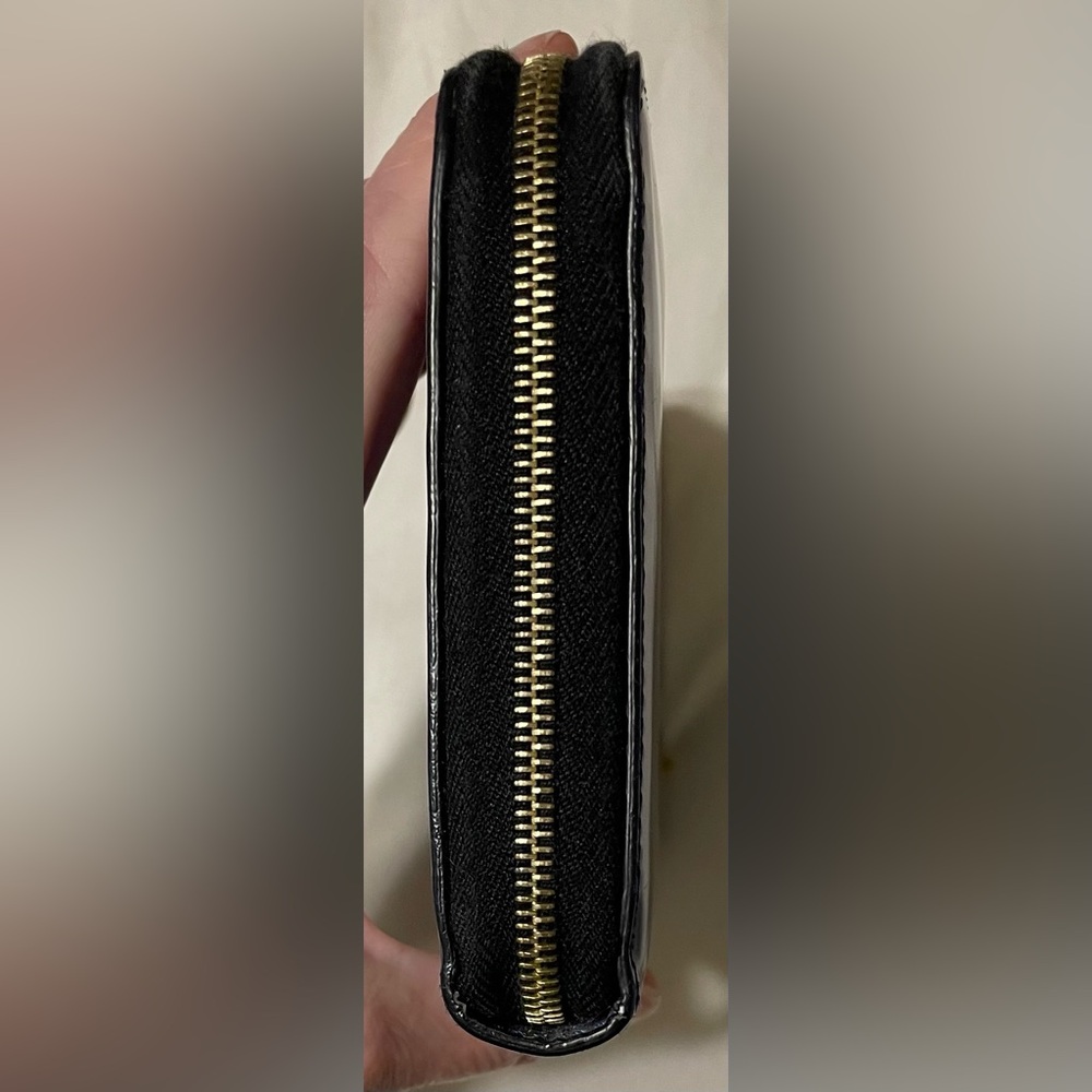 Céline Authentic Vintage Blue Zipper Long Wallet - Picture 4 of 16